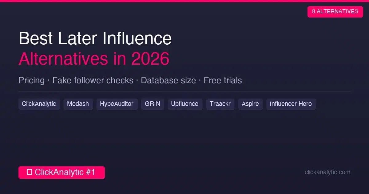 8 Best Later Influence Alternatives in 2026