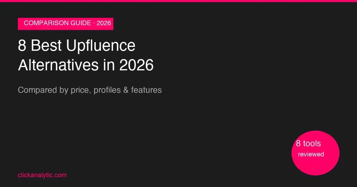 8 Best Upfluence Alternatives in 2026