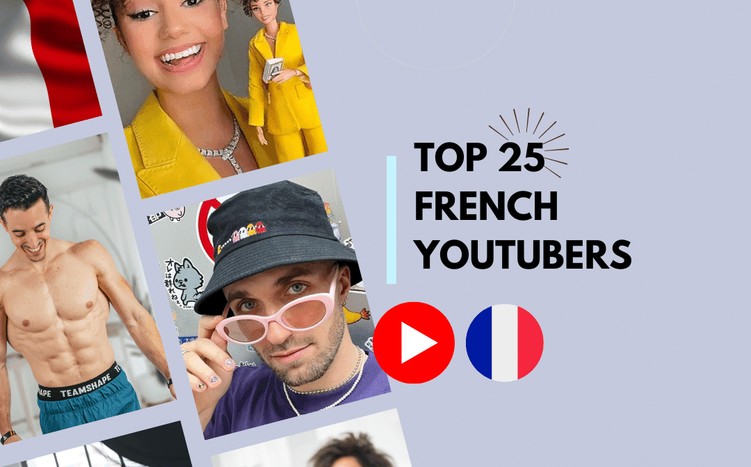 Top 25 French YouTubers (Sep 2026)