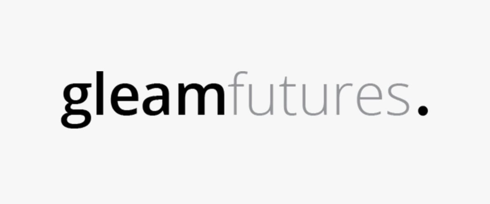 Gleam futures logo featured alongside the iconic Kim Kardashian on a white background.