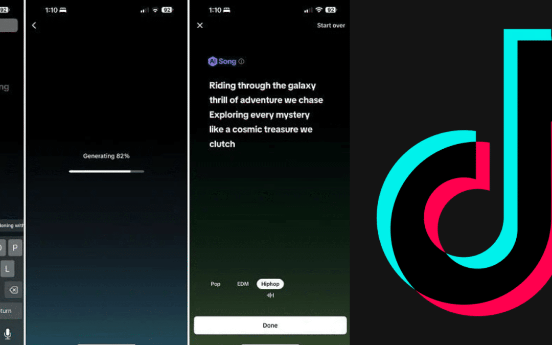 TikTok’s new AI song generation process