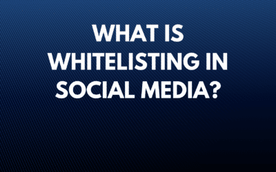 What is whitelisting in social media?