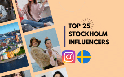 Top 25 des influenceurs de Stockholm