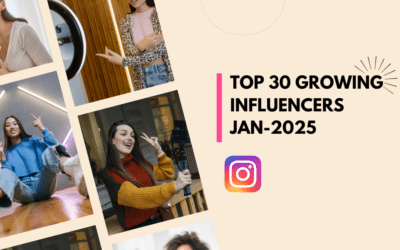 TOP 30 (insane) Growing Influencers in January 2025